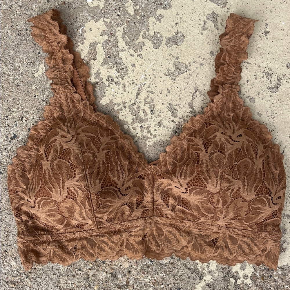 New Maurices Lace Bralette in Brown - Picture 1 of 16
